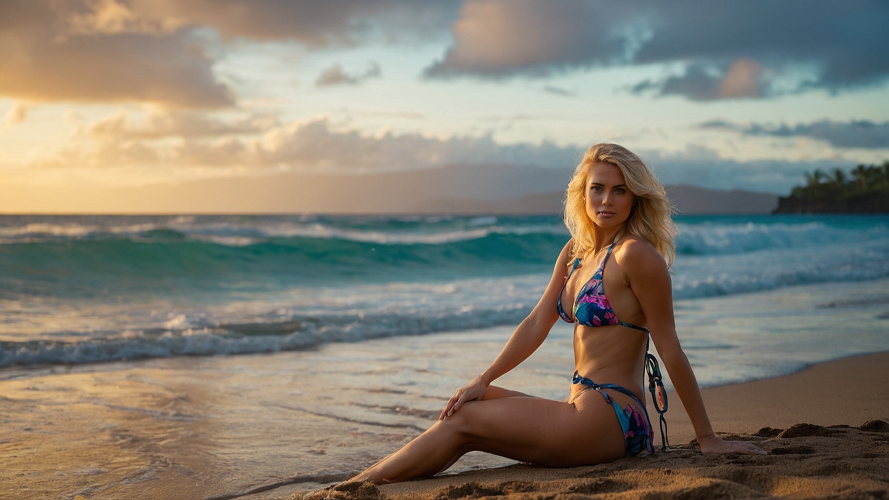 Woman at Beach 68